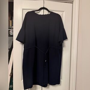 Cable & Gauge Navy T-Shirt Dress – XXL Stretchy Casual Basic Dress